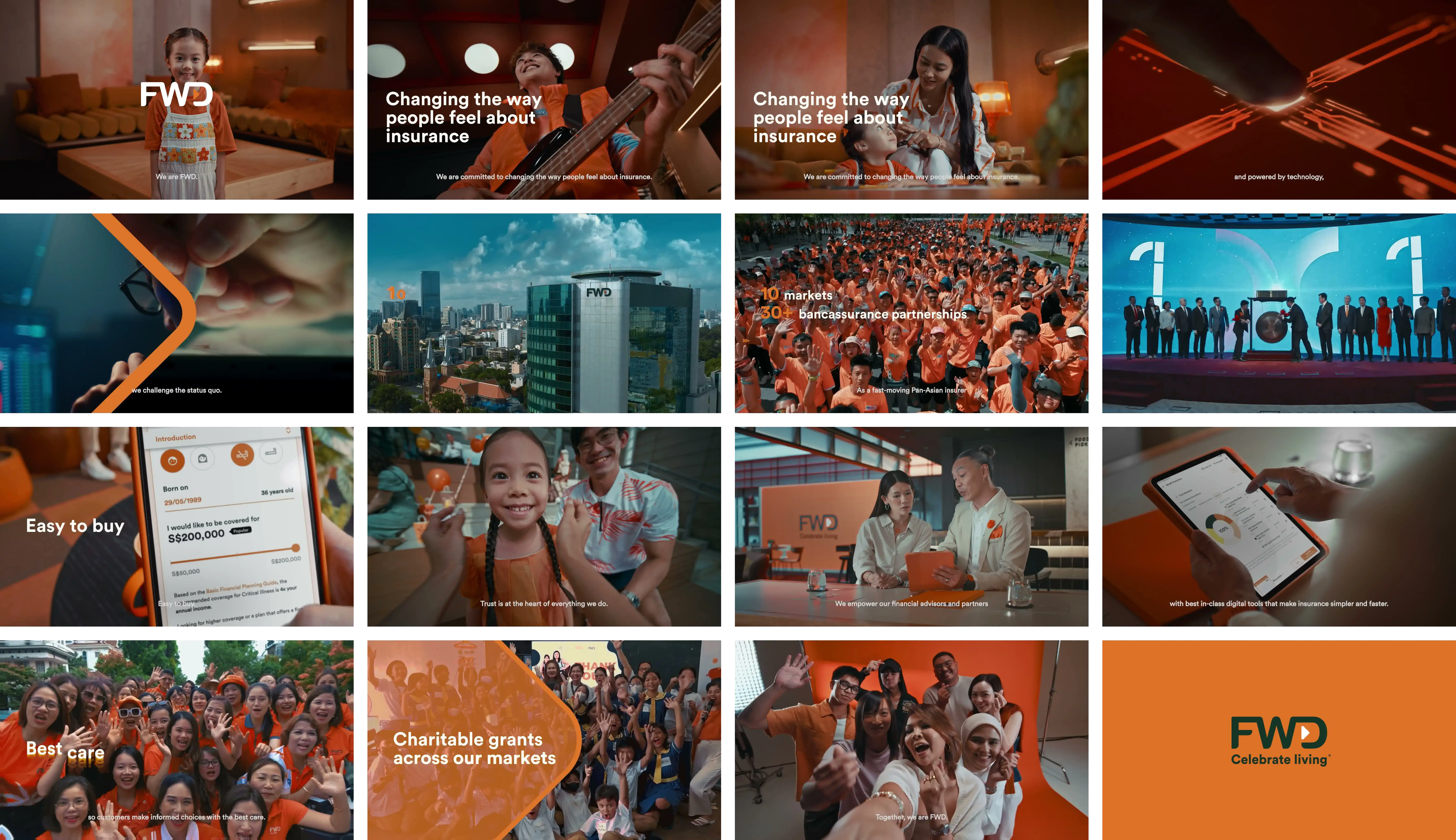 Brand intro storyboard — refined direction